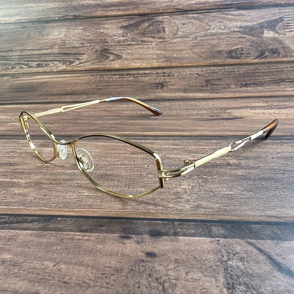 Bella Italia 208 Eyeglasses Brown/gold 51-18-135‎ FRAMES ONLY